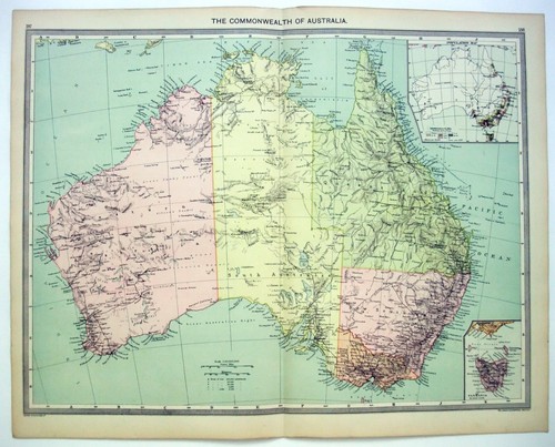 Australia mappa originale - australia,