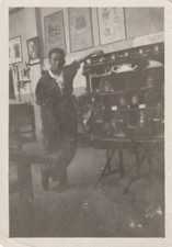 B2 - Foto Photo Fotografia Anni 40 - Uomo casa mobile quadri