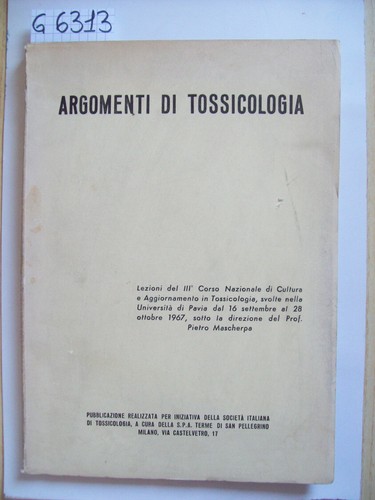 Argomenti tossicologia - argomenti, di