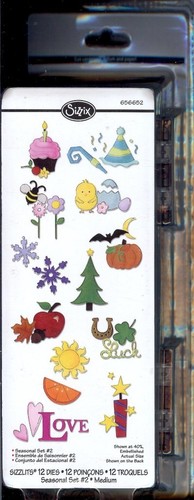 Sizzix sizzlits set stagionale - sizzlits,