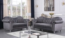 Divano Chesterfield in Velluto