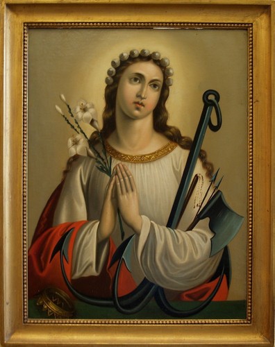 Santa filomena dipinto - santa,