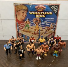 Wwf Hasbro 14 Personaggi  Originali + SUPERSTAR WRESTLING RING 1990 TOYMAX