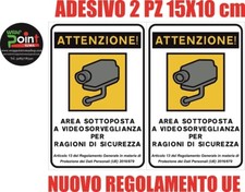 Adesivo cartello area - n°2,