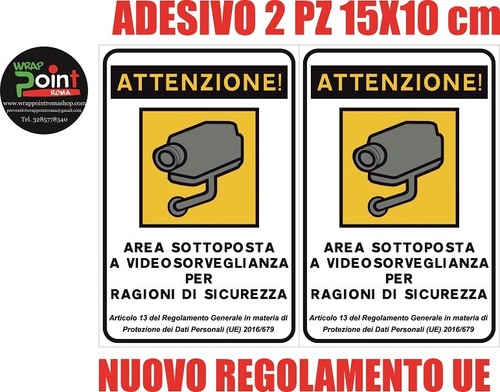 Adesivo cartello area - adesivo,