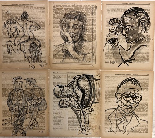 Disegni china e matita - ,