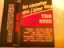 Tino Rossi Les Cassettes Que