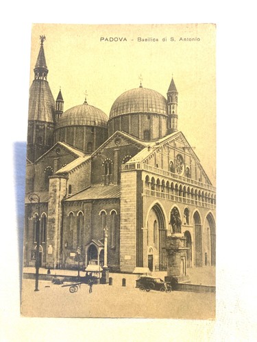 Cartolina padova 1930 basilica - cartolina,