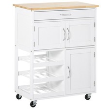 HOMCOM Carrello Portavivande