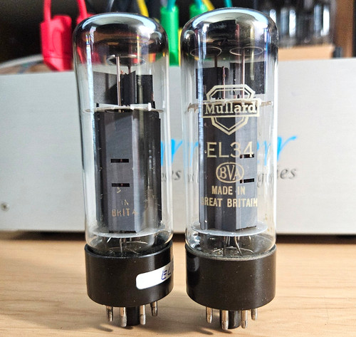 Mullard el34 6ca7 coppia tubi - mullard,
