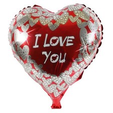 SET 4 PEZZI PALLONCINI CUORI I