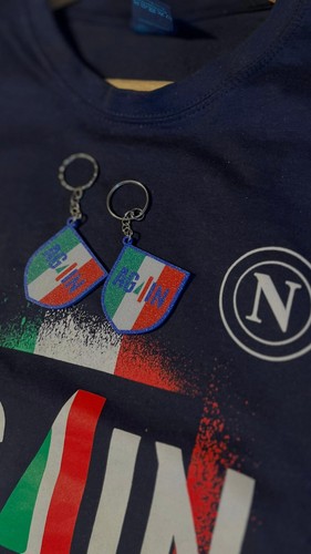 Portachiavi scudetto napoli - portachiavi,