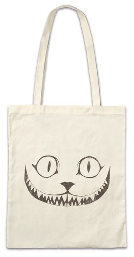Borsa tessuto cheshire cat - in,
