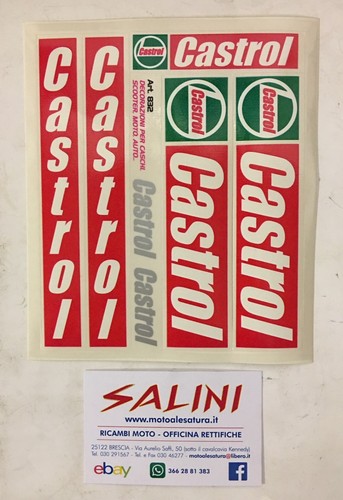 Kit adesivi castrol 5 pezzi - castrol,