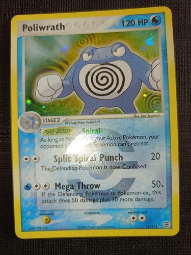 Poliwrath carta pokemon - poliwrath,