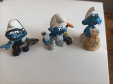 Lotto 7 puffi vintage Schleich