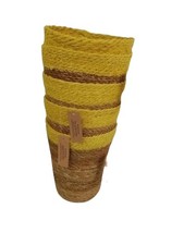 Set 5 Portavasi Intrecciati in