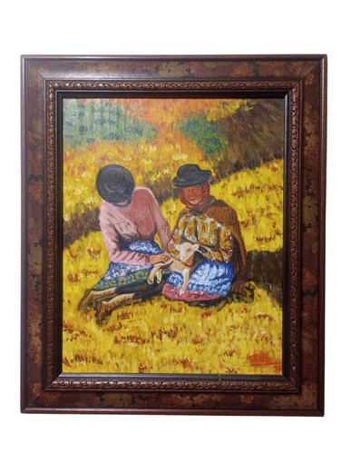 Quadro dipinto olio tela - su,