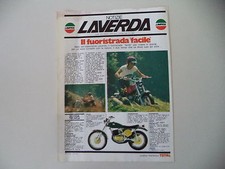 advertising Pubblicità 1974 MOTO LAVERDA 250 2T CROSS