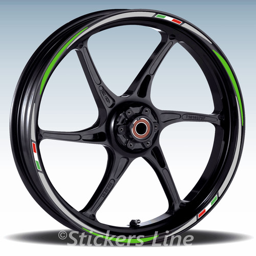 Adesivi ruote moto strisce