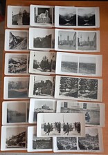 Lotto 19 fotografie stereo per Stereoscopio in bianco e nero