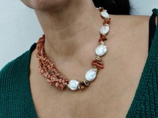 Collana donna corallo naturale