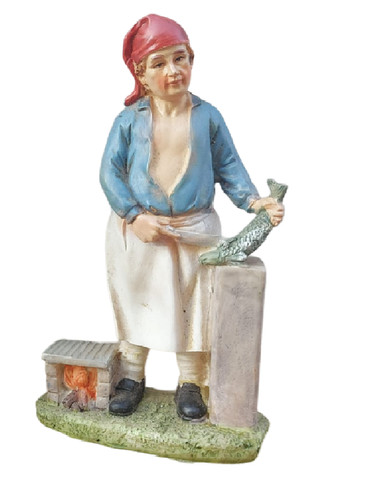 Casa presepe statua - presepe,