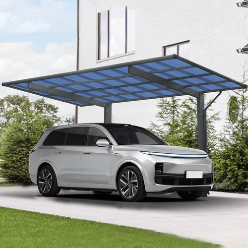 Outdoor metal single carport - single,