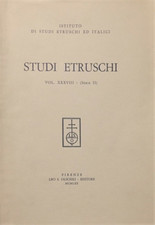 Istituto per Gli Stu - Studi etruschi. Vol.XXXVIII (Serie II). Dall'indice:Parte