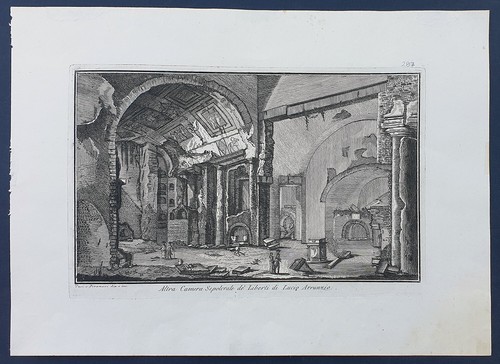 Stampa antica giuseppe vasi - giuseppe,