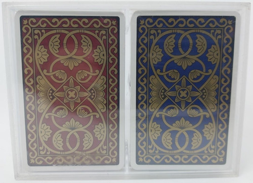 Mazzo carte angoli - oro, ramino