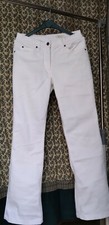Pantaloni donna tg44 bianchi