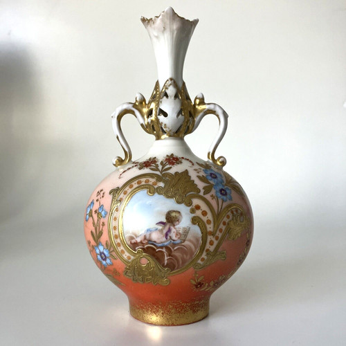 Antico vaso porcellana r - m,