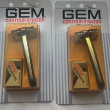 4 Rasoio Total Gem Contour II con 4 Lame Super Acciaio Inox 