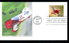 GEE BEE AIRPLANE CLASSIC AMERICAN AIRCRAFT 1997 FLEETWOOD CACHET FDC