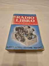 manuali hoepli 1943 il radio libro  radiotecnica 7°edizione ben conservato 