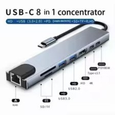 Adattatore Hub USB-C 8-in-1
