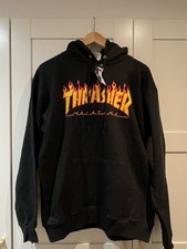 NUOVO Thrasher Flame Felpa con