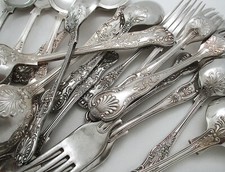 Antique Silver Plated Kings