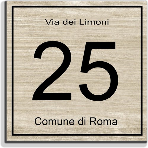 Numero civico moderno - civico,
