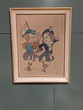 QUADRO DIPINTO SU TAVOLA DA