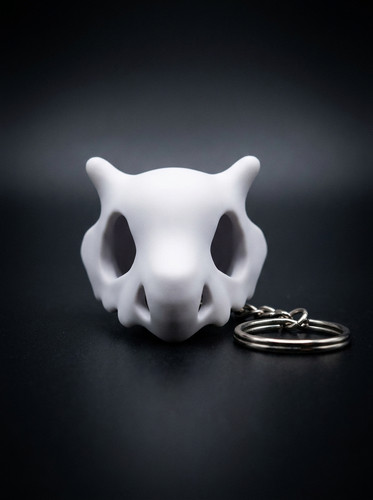 Portachiavi teschio cubone - portachiavi,