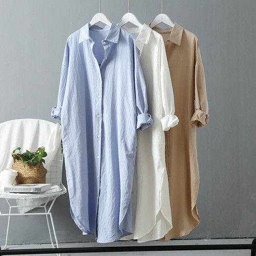 Abito shirt donna button - abito,