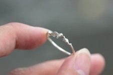 Anello lontra marina argento