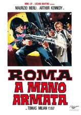 POSTER LOCANDINA ADESIVO MANIFESTO QUADRO - ROMA A MANO ARMATA - TOMAS MILIAN