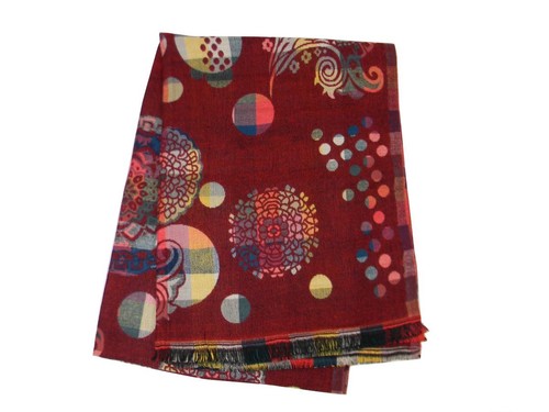 Sciarpa donna pashmina rossa