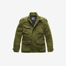Giacca moto invernale Blauer ETHAN Winter Verde Alpino Doppio Strato