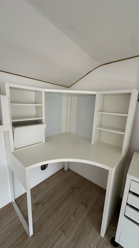 Scrivania angolare bianca - , ikea