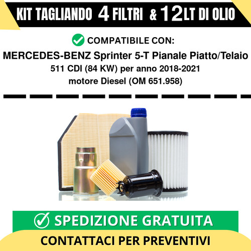 Tagliando per mercedes benz - tagliando,