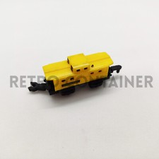 Vintage GALOOB MICRO MACHINES - Train Yellow Caboose Type 1 Treni Motrice